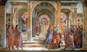 Expulsion Of Joachim From the Temple Renaissance Florence Domenico Ghirlandaio Oil Paintings